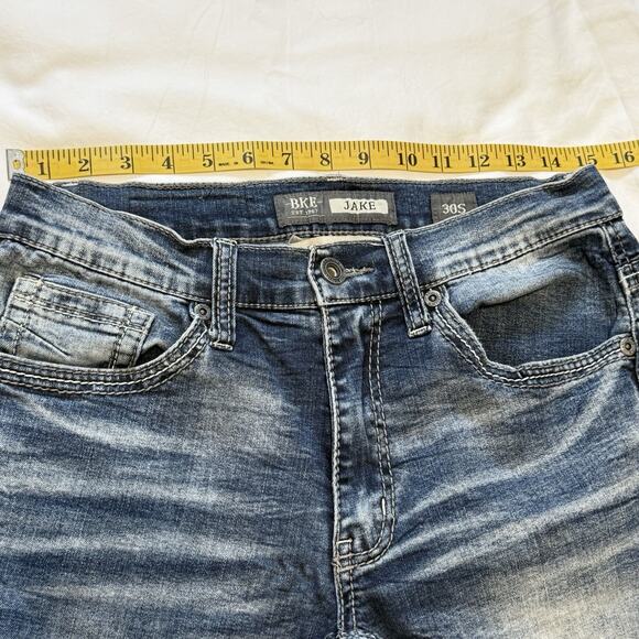 BKE Jake Straight Leg Jeans Men’s Size 30S Blue Medium Wash Classic Denim - Picture 9 of 10